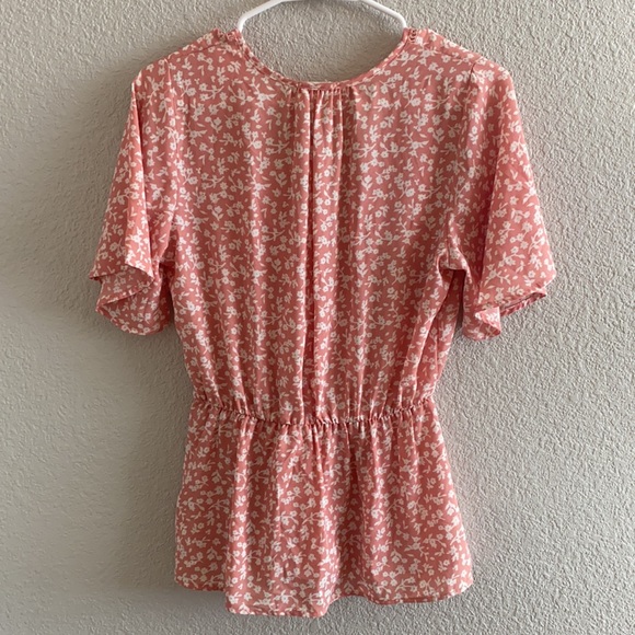 Sienna Sky M pink floral blouse - Picture 3 of 3